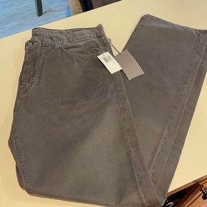 Men’s 7 for all mankind concrete khakis brand new 38x34